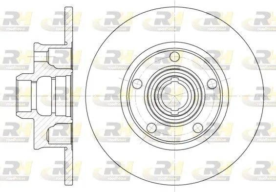 Handler.Part Brake disc ROADHOUSE 602500 1