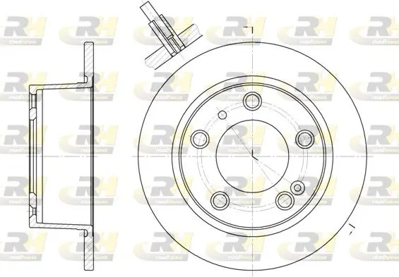 Handler.Part Brake disc ROADHOUSE 602000 1