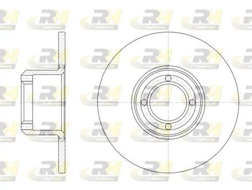 Handler.Part Brake disc ROADHOUSE 600800 1