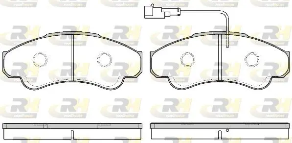 Handler.Part Brake pad set, disc brake ROADHOUSE 295911 1