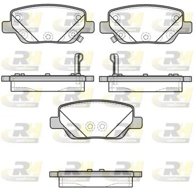 Handler.Part Brake pad set, disc brake ROADHOUSE 2170002 1