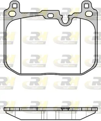 Handler.Part Brake pad set, disc brake ROADHOUSE 2168000 1