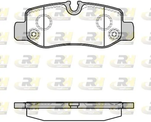 Handler.Part Brake pad set, disc brake ROADHOUSE 2162400 1