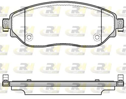 Handler.Part Brake pad set, disc brake ROADHOUSE 2161708 1