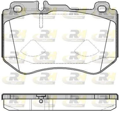 Handler.Part Brake pad set, disc brake ROADHOUSE 2159100 1