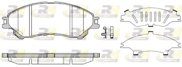 Handler.Part Brake pad set, disc brake ROADHOUSE 2158902 1