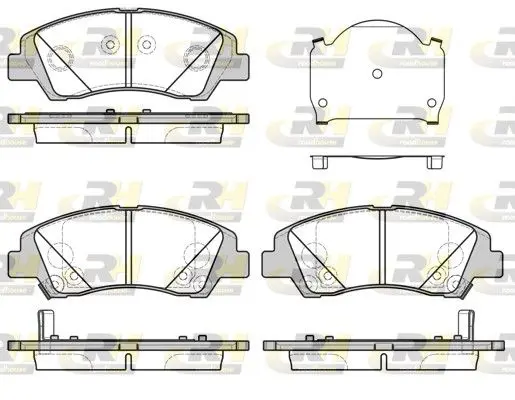 Handler.Part Brake pad set, disc brake ROADHOUSE 2158302 1