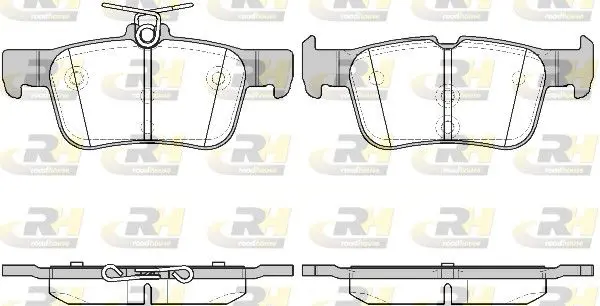 Handler.Part Brake pad set, disc brake ROADHOUSE 2155142 1