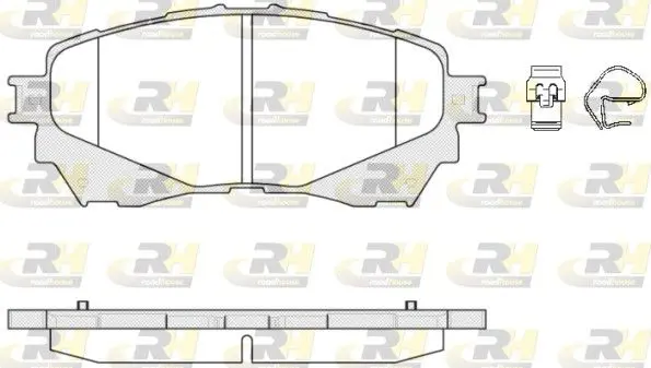 Handler.Part Brake pad set, disc brake ROADHOUSE 2153804 1