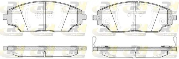 Handler.Part Brake pad set, disc brake ROADHOUSE 2153702 1