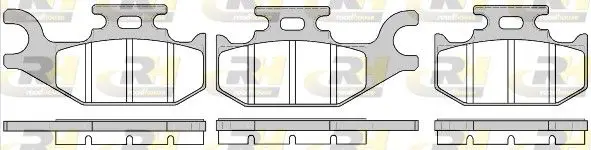 Handler.Part Brake pad set, disc brake ROADHOUSE 2151900 1