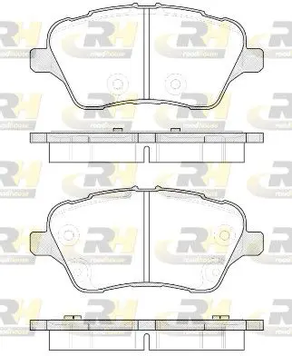 Handler.Part Brake pad set, disc brake ROADHOUSE 2151400 1