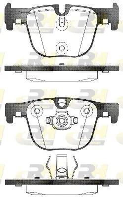 Handler.Part Brake pad set, disc brake ROADHOUSE 2149300 1