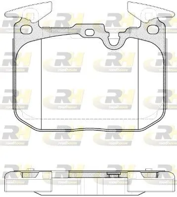 Handler.Part Brake pad set, disc brake ROADHOUSE 2149110 1