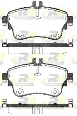 Handler.Part Brake pad set, disc brake ROADHOUSE 2148708 1