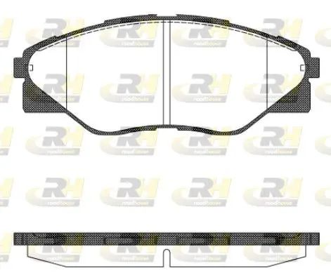 Handler.Part Brake pad set, disc brake ROADHOUSE 2146600 1