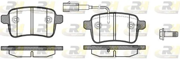 Handler.Part Brake pad set, disc brake ROADHOUSE 2145002 1