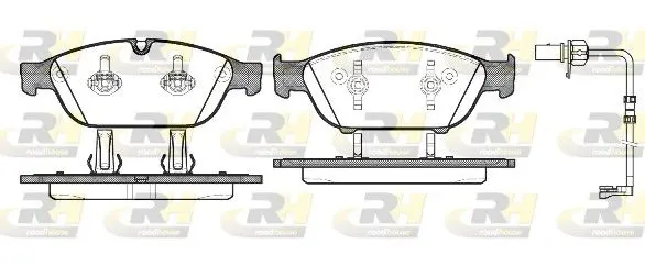 Handler.Part Brake pad set, disc brake ROADHOUSE 2144112 1