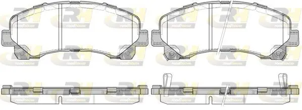 Handler.Part Brake pad set, disc brake ROADHOUSE 2140700 1