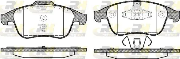 Handler.Part Brake pad set, disc brake ROADHOUSE 2138900 1