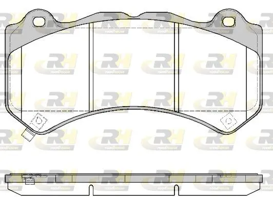 Handler.Part Brake pad set, disc brake ROADHOUSE 2137604 1