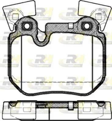 Handler.Part Brake pad set, disc brake ROADHOUSE 2137300 1