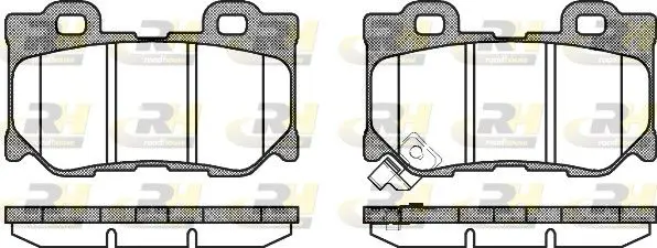 Handler.Part Brake pad set, disc brake ROADHOUSE 2136501 1