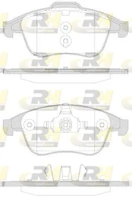 Handler.Part Brake pad set, disc brake ROADHOUSE 2135030 1