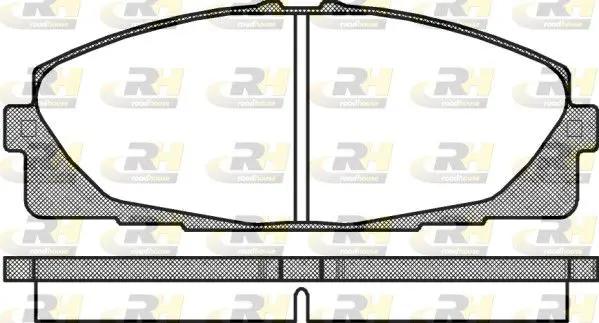 Handler.Part Brake pad set, disc brake ROADHOUSE 2132500 1