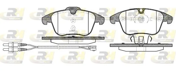 Handler.Part Brake pad set, disc brake ROADHOUSE 2124901 1