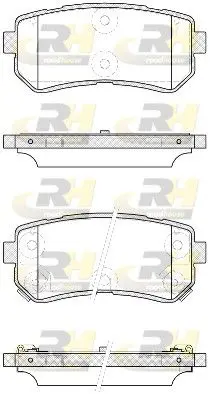 Handler.Part Brake pad set, disc brake ROADHOUSE 2120942 1