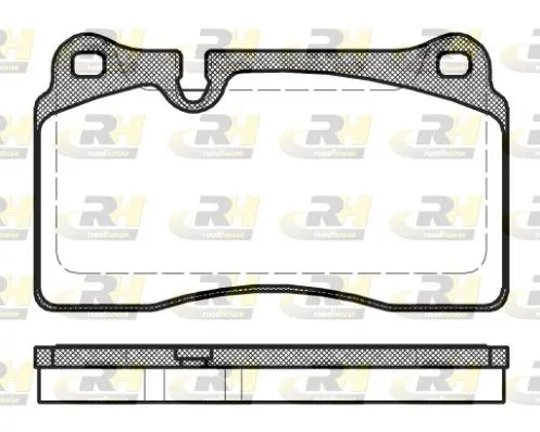 Handler.Part Brake pad set, disc brake ROADHOUSE 2120030 1