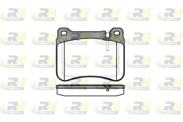 Handler.Part Brake pad set, disc brake ROADHOUSE 2119300 1