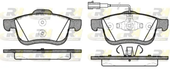 Handler.Part Brake pad set, disc brake ROADHOUSE 2118322 1