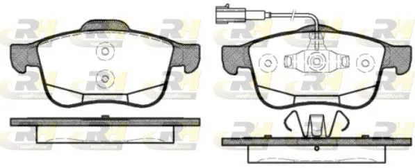 Handler.Part Brake pad set, disc brake ROADHOUSE 2118312 1