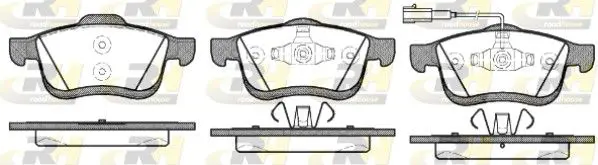 Handler.Part Brake pad set, disc brake ROADHOUSE 2118301 1