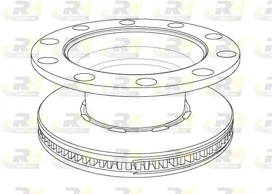 Handler.Part Brake disc ROADHOUSE NSX117920 1