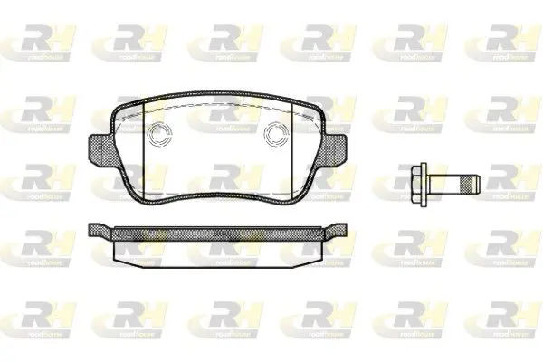 Handler.Part Brake pad set, disc brake ROADHOUSE 2117800 1