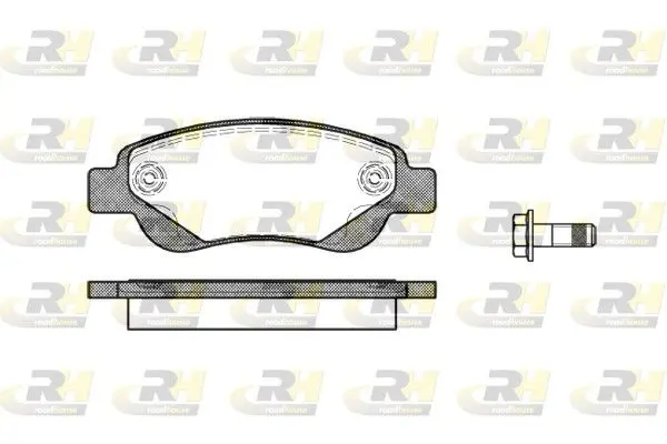 Handler.Part Brake pad set, disc brake ROADHOUSE 2117700 1