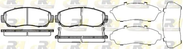 Handler.Part Brake pad set, disc brake ROADHOUSE 2117112 1