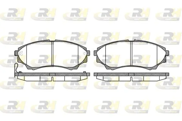 Handler.Part Brake pad set, disc brake ROADHOUSE 2115100 1