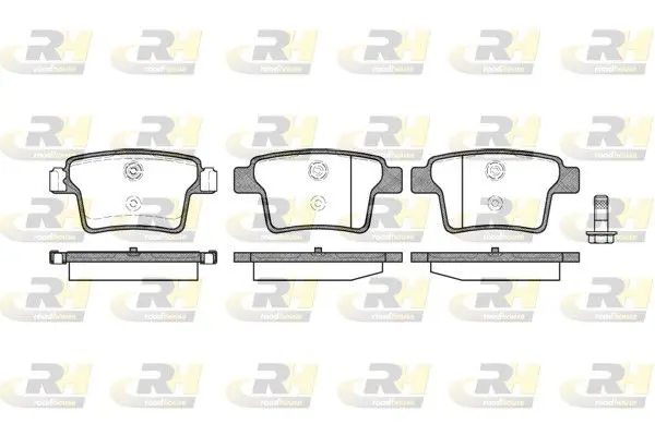 Handler.Part Brake pad set, disc brake ROADHOUSE 2114910 1