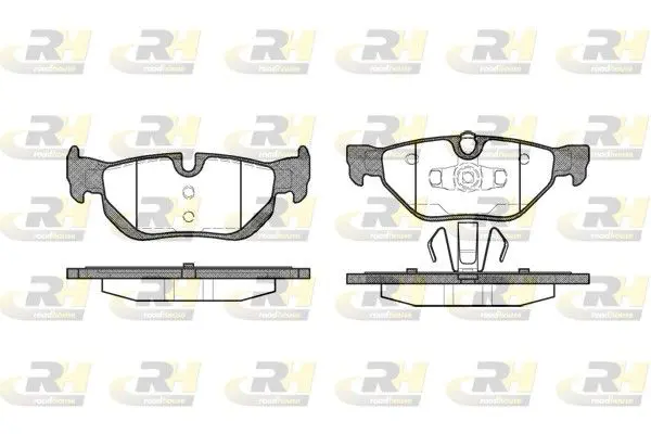 Handler.Part Brake pad set, disc brake ROADHOUSE 2114500 1