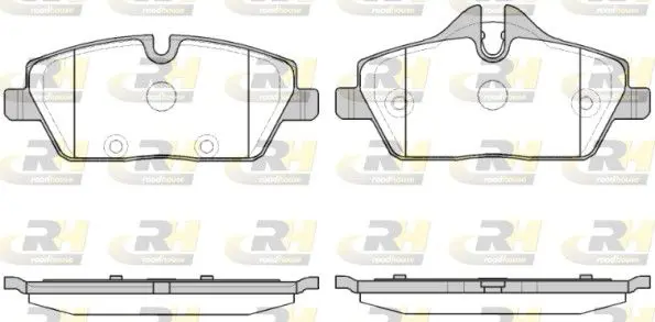 Handler.Part Brake pad set, disc brake ROADHOUSE 2113130 1