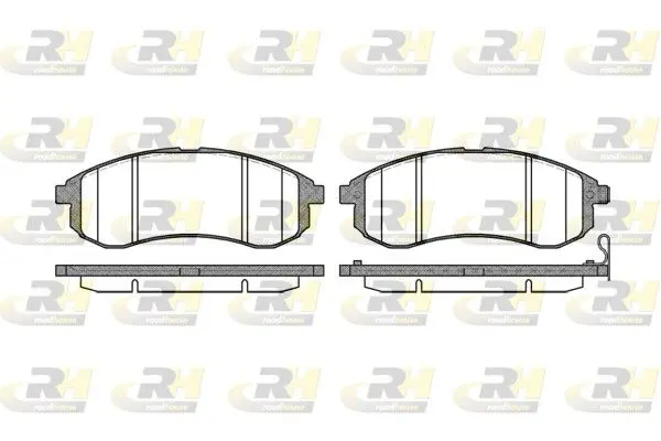 Handler.Part Brake pad set, disc brake ROADHOUSE 2112901 1