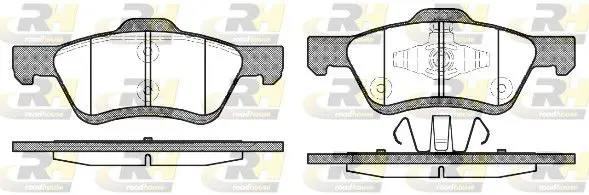 Handler.Part Brake pad set, disc brake ROADHOUSE 2112400 1