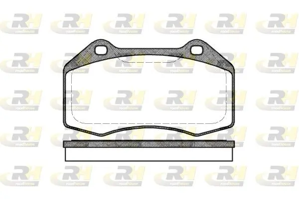 Handler.Part Brake pad set, disc brake ROADHOUSE 2111300 1