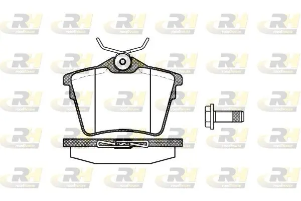 Handler.Part Brake pad set, disc brake ROADHOUSE 2110300 1