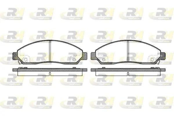 Handler.Part Brake pad set, disc brake ROADHOUSE 2109814 1