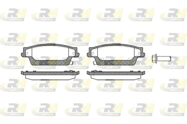 Handler.Part Brake pad set, disc brake ROADHOUSE 2108704 1